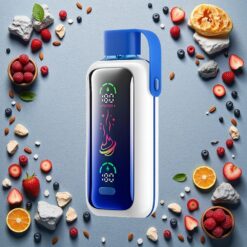 Blå Hindbær Is VOZOL Stjerne 20000 Puffs Dual Mesh 2.2" HD Spejlskærm