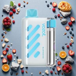 Blå Hindbær Is VOZOL VISTA 40000 Puffs MTL Genopladningsbar Vape med Mesh Coil