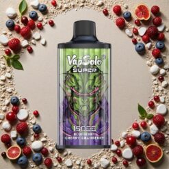 Blåbær Kirsebær Tranebær Vapsolo Super 15000 Puffs 850mah Type-C