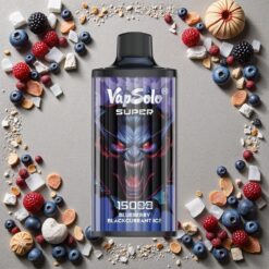 Blåbær Solbær Is Vapsolo Super 15000 Puffs 40ml 850mah Type-C