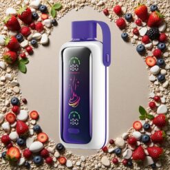 Blandede Bær VOZOL Stjerne 20000 Puffs Dual Mesh HD Spejlskærm