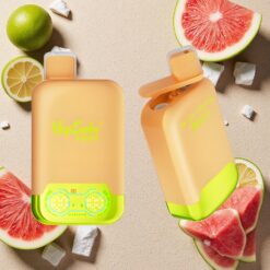 Citron Lime & Vandmelon Is Vapsolo Twins 20000 Puffs 40ml 2 Tank Type-C