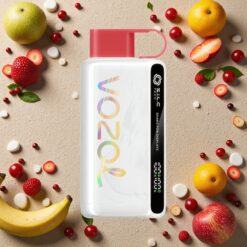 Dragefrugt Banan Kirsebær VOZOL STAR 9000 Puf Shake for Display S.i.L.C TECH Genbrugsplast