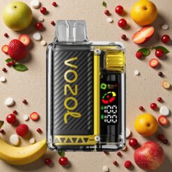 Dragefrugt Banan Kirsebær VOZOL Vista 20000 Puffs Genopladelig Batteri 650mAh OLED Skærm Dual Mesh Coil MCU Chip 6-niveau Wattjustering MTL Damp