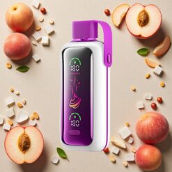 Fersken Is VOZOL Stjerne 20000 Puffs Dual Mesh HD Skærm