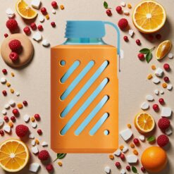 Hindbær Tangerin VOZOL GEAR 10000 Pust 20 ml E-væske Kapacitet