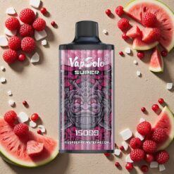 Hindbær Vandmelon Vapsolo Super 15000 Puffs 850mAh Type-C