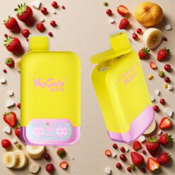 Jordbær Banan & Brusende Kirsebær Vapsolo Twins 20000 Puffs 40 ml Type-C