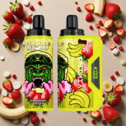 Jordbær Banan VapSolo VIKING 12000 Puffs Type-C Opladning Disposable Vape
