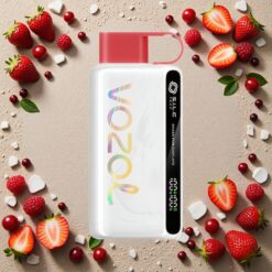 Jordbær Hindbær Kirsebær VOZOL STAR 9000/12000 Pust Shake for Display 650mAh