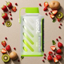 Jordbær Kiwi VOZOL Gear Power 20000 Puffs Dual Mesh Coil Full Screen Display