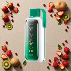 Jordbær Kiwi VOZOL Stjerne 20000 Puffs 2.2" HD spejlskærm Dual Mesh 650mAh