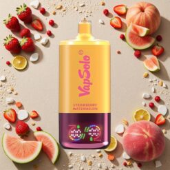 Jordbær Vandmelon & Citron Fersken VapSolo Triple 30000 Puffs Type-C 40ml