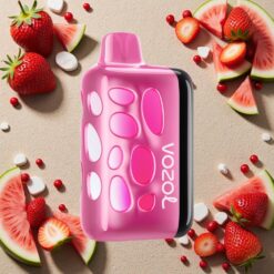 Jordbær Vandmelon VOZOL RAVE 40000 270 degrees Vibrant Glow Design 20/50mg/ml Engangs E-damp