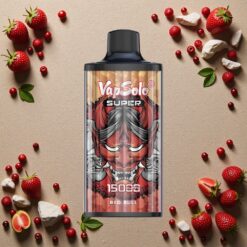 Rød Tyre Vapsolo Super 15000 Puffs 40ml 850mah Type-C Disposable Vape
