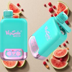 Triple Melon & Hindbær Vandmelon Vapsolo Twins 20000 Puffs 40ml Type-C