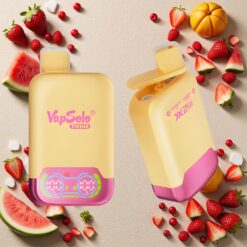Vandmelon Is & Jordbær Mango Vapsolo Twins 20000 Puffs 40ml Type-C