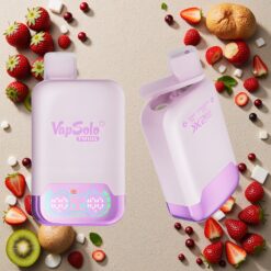 Vindrue Is & Jordbær Kiwi Vapsolo Twins 20000 Puffs 40 ml Type-C