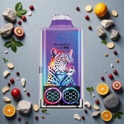 Blå Fumot Leopard 40000 Puffs Dual Mesh Type-C Mr Blue