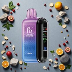 Blå Fumot Tornado 20000 Puffs Dobbelt Mesh Spole Smart-skærm