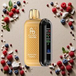 Blåbær Sur Hindbær Fumot Tornado 20000 Puffs Dobbelt Mesh Spole Smart-skærm