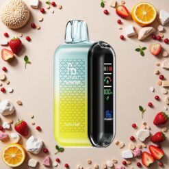 Bombomsmag Fumot Tornado 20000 Puffs Dobbelt Mesh Spole Smart-skærm