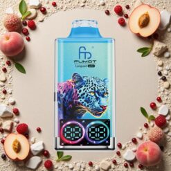 Fersken-Bær Fumot Leopard 40K Puffs 0% 2% 3% 5% Nikotin Type-C Opladning Digital Oliekraftvisning