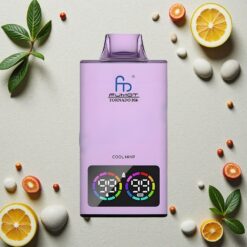 Kølig Mynte Fumot Tornado 35000 Pust Dobbelt Mesh Spole RGB-lys