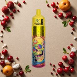 Kirsebær Cola Fumot RandM Tornado 30000 Puffs 30mL fyldt E-væske Kapacitet 2% 5% Nikotin 1.0 Ohm Mesh 600mAh Display