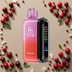 Kirsebær Cola Fumot Tornado 20000 Puffs Dobbelt Mesh Spole Smart-skærm