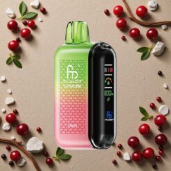 Kirsebær Fumot Tornado 20000 Puffs Dobbelt Mesh Spole Smart-skærm