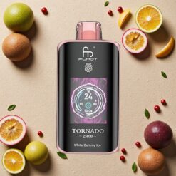 Kiwi Passionfrugt Guava Fumot Tornado 25000 Puffs HD Skærm 700mAh Genopladelig Batteri 20ml Pre-filled E-liquid