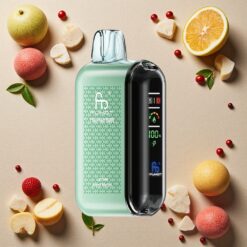 Litchi Hami Melon Fumot Tornado 20000 Puffs Dobbelt Mesh Spole