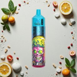 Mint Is (Mynte Is) Fumot Randm Tornado 30000 Puffs 30mL fyldt E-væske Kapacitet 2% 5% Nikotin 1.0 Ohm 600mAh Skærm