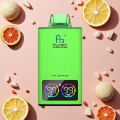 Pink Citron Fumot Tornado 35000 Puffs Dobbelt Mesh Spole