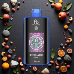 Sortis Fumot Tornado 25000 Puffs 20ml Opladbar HD Skærm Type-C