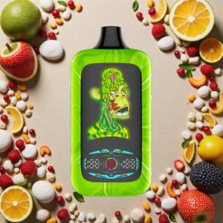 Tropisk Regnbue Blast Fumot Digital Monkey 40000 Puffs Dual Engine Mode Dobbelt Mesh Spole 850 mAh batteri Type-C Port