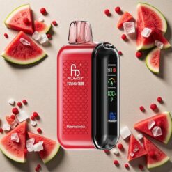 Vandmelon Is Fumot Tornado 20000 Puffs Dobbelt Mesh Spole